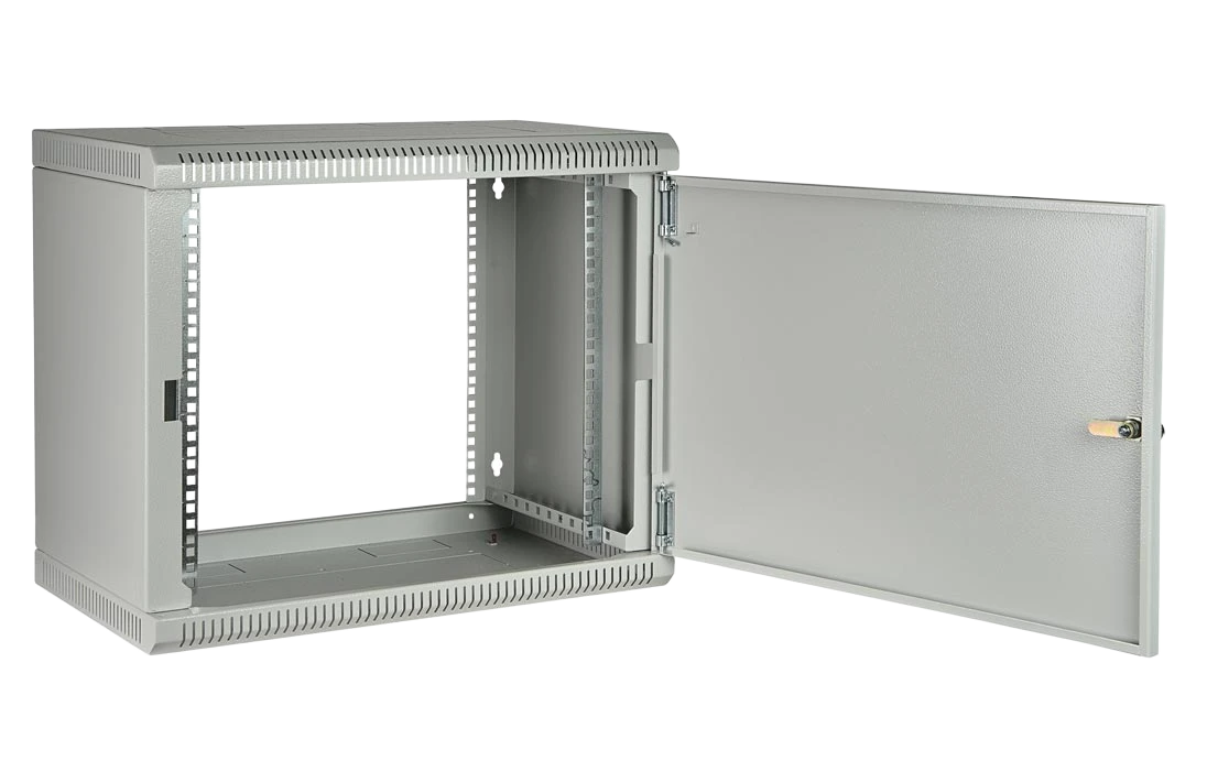 Шкаф телекоммуникационный настенный разборный 19”,12U(600x650), ШТ-НСр-12U-600-650-М дверь металл ССД