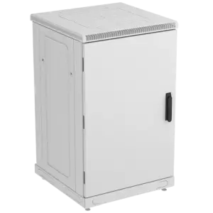 Шкаф телекоммуникационный напольный 19",24U(600x600), ШТ-НП-24U-600-600-М, передняя дверь металл ССД