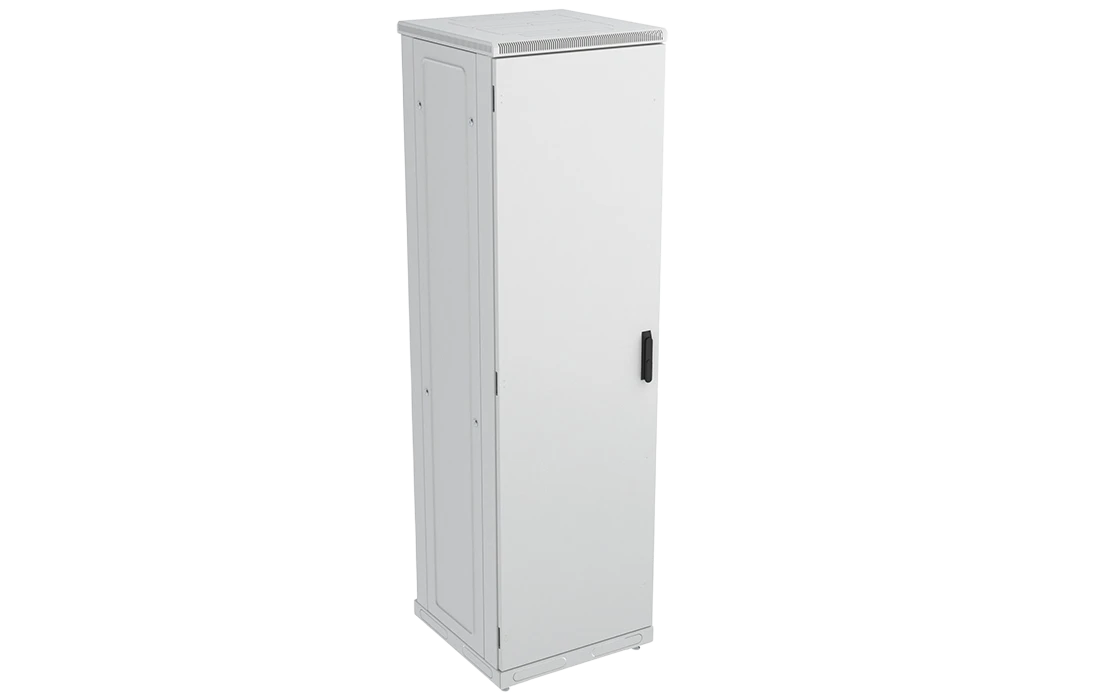 Шкаф телекоммуникационный напольный 19",42U(600x800), ШТ-НП-42U-600-800-М, передняя дверь металл ССД