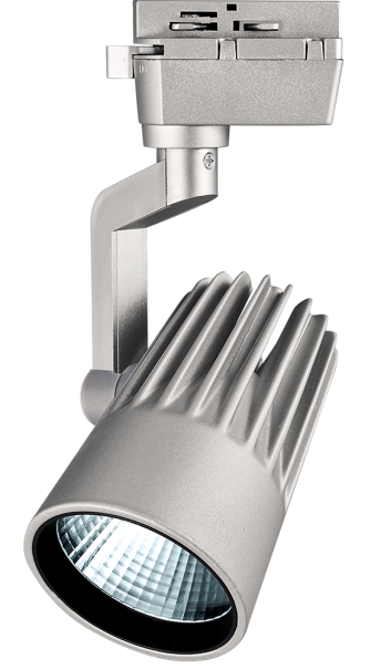 Светильник трековый Jazzway PTR 0130-2 30w 4000K 24° GR (серый) IP40