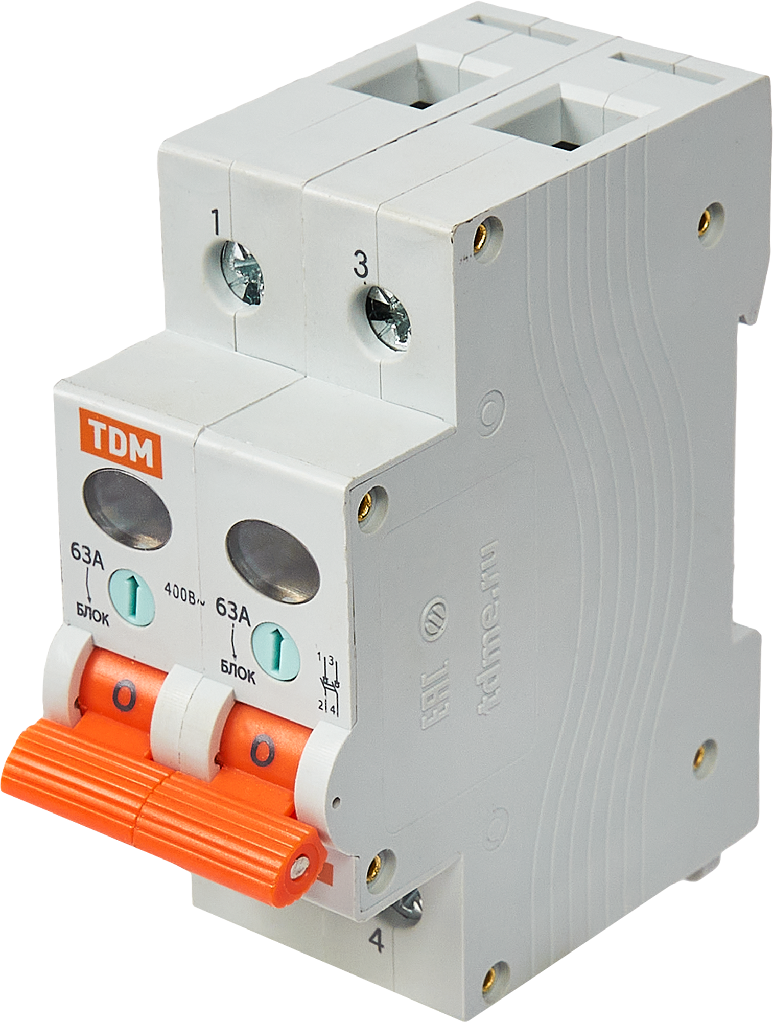 Выключатель нагрузки TDM Electric ВН-32 2P 63 А