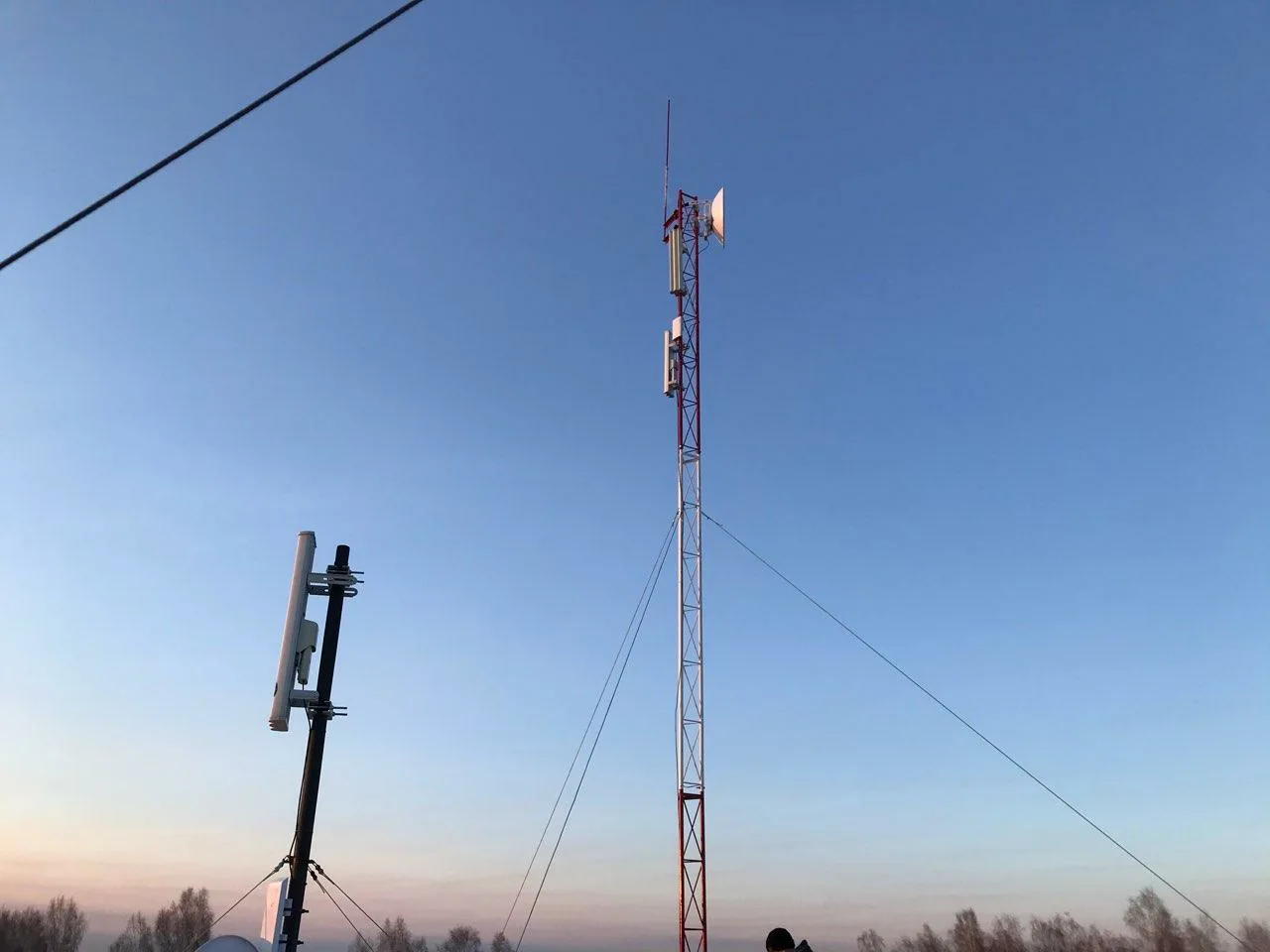 Мачты связи решётчатые и трубчатые для антенн GSM/4G/5G на Дальнем Востоке
